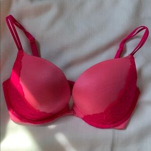 Women's Pink Lace Bra
